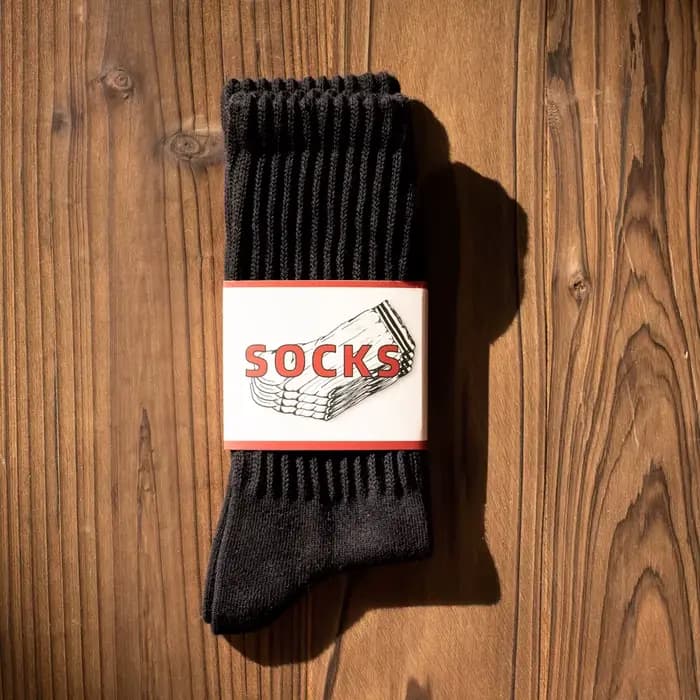 Chaussettes longues américaines fil épais tricot hommes cyclisme nouveau automne et hiver court rétr