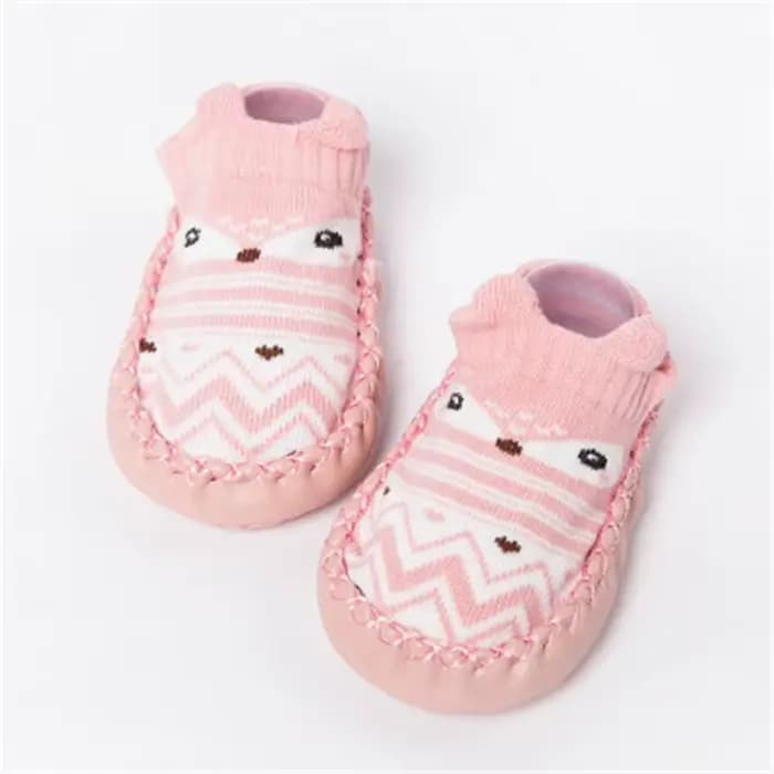 Chaussettes pour bébé avec semelles en caoutchouc, à la mode, pour nouveau-né, automne-hiver, chauss