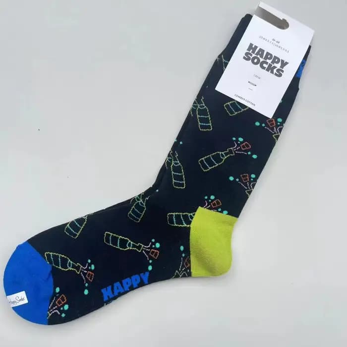 Chaussettes colorées drôles chaussettes folles lumineuses amusantes unisexe taille 36-40