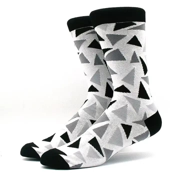 Chaussettes d'hiver colorées pour hommes et femmes, en coton peigné, chaudes, bas joyeux, robe d'aff