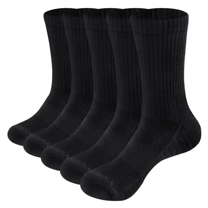 YUEDGE hommes épais respirant coton coussin équipage Sports de plein air randonnée Trekking chausset