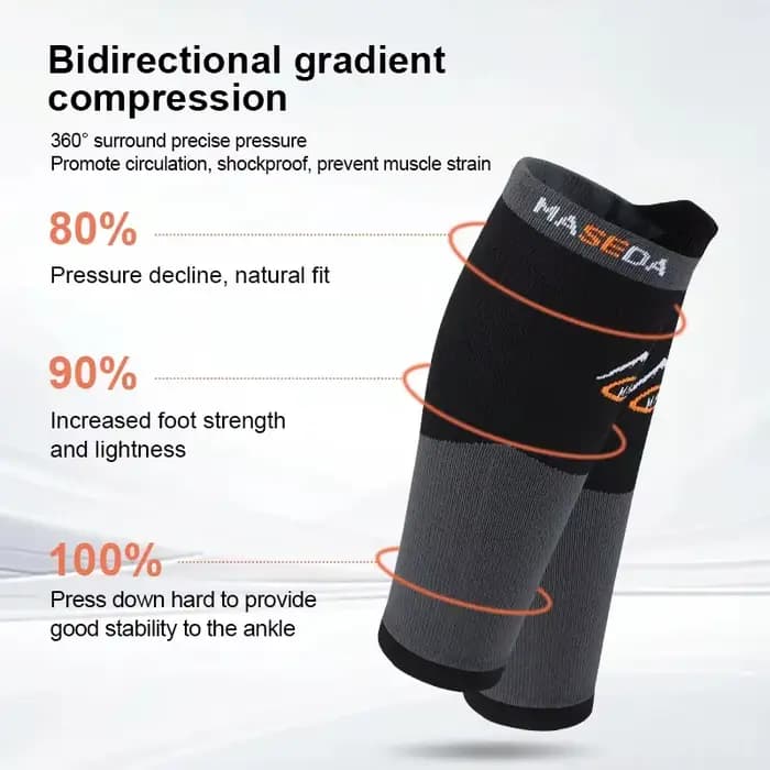 Manchons de mollet de Compression de sport