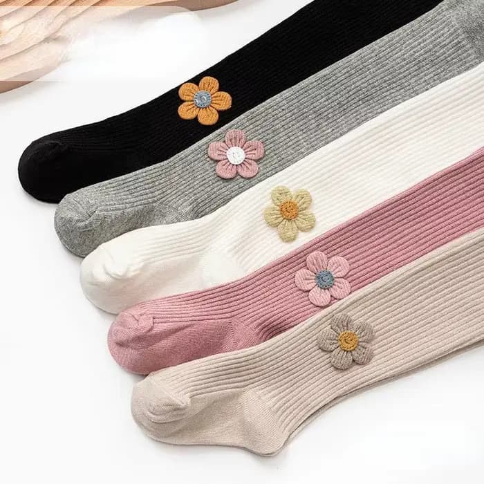 Collants pour enfants printemps automne accessoires de fleurs collants à fond pour bébé chaussettes pour bébé filles pantalons à fond confortables