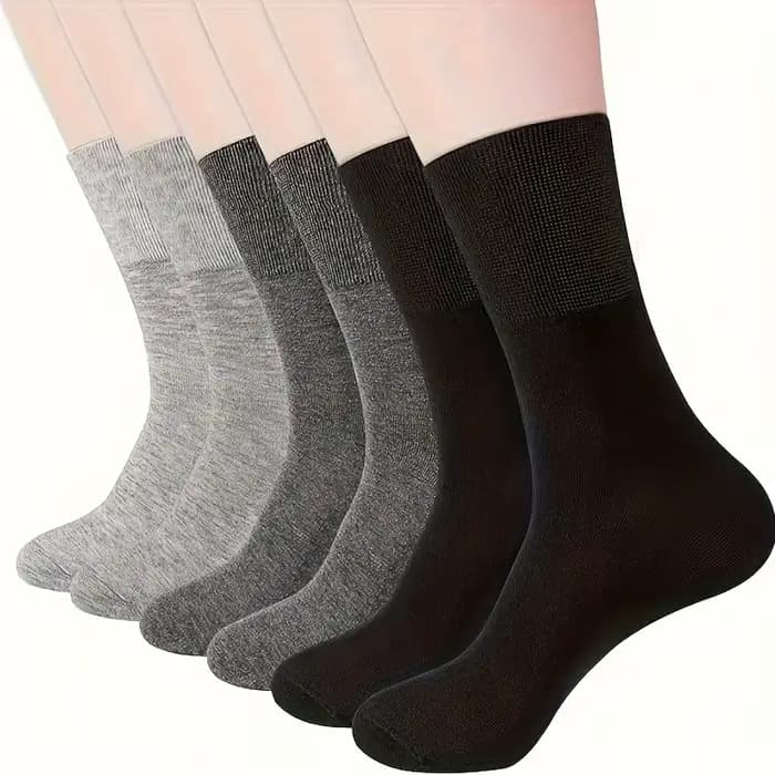 1 paire de chaussettes diabétiques pour hommes et femmes