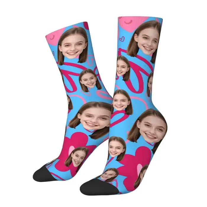 Chaussettes avatar personnalisées pour femmes