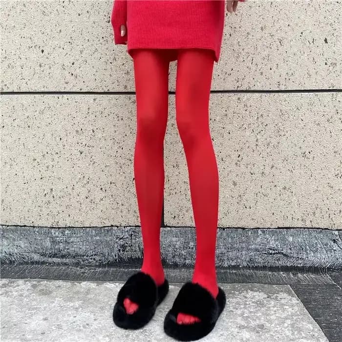 Collants rouges pour femmes