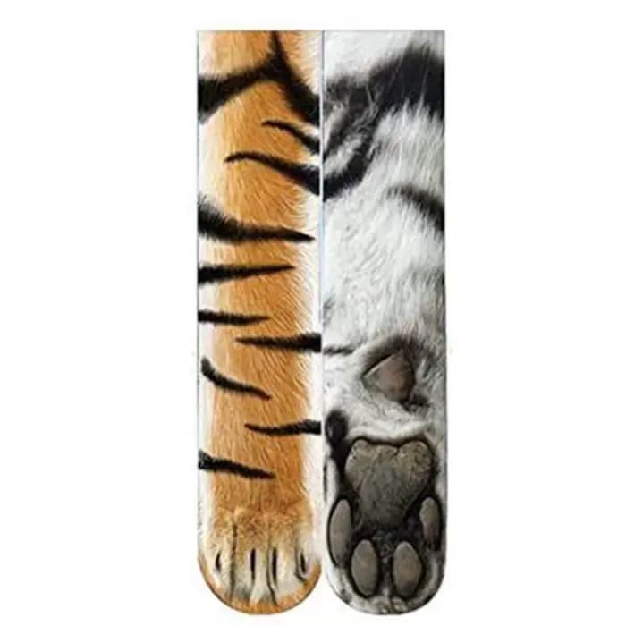 Chaussettes pattes d'animaux