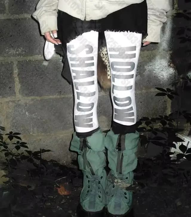 Bas gothiques Lolita Y2k pour femmes