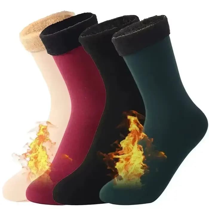1/2/3/5/10 paires chaussettes thermiques femmes hiver chaud épaissir polaire