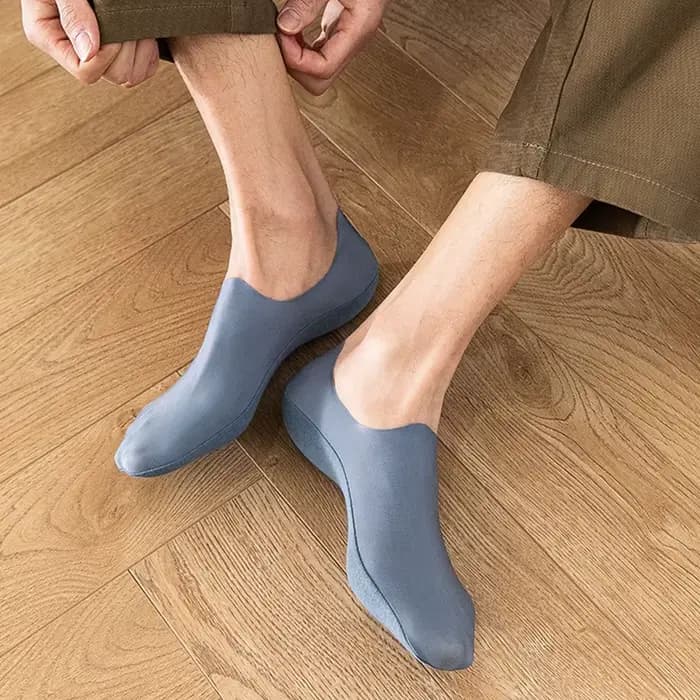 Chaussettes en soie glacée pour hommes