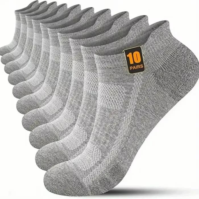 10/30 paires de chaussettes de sport à coupe basse pour hommes et femmes