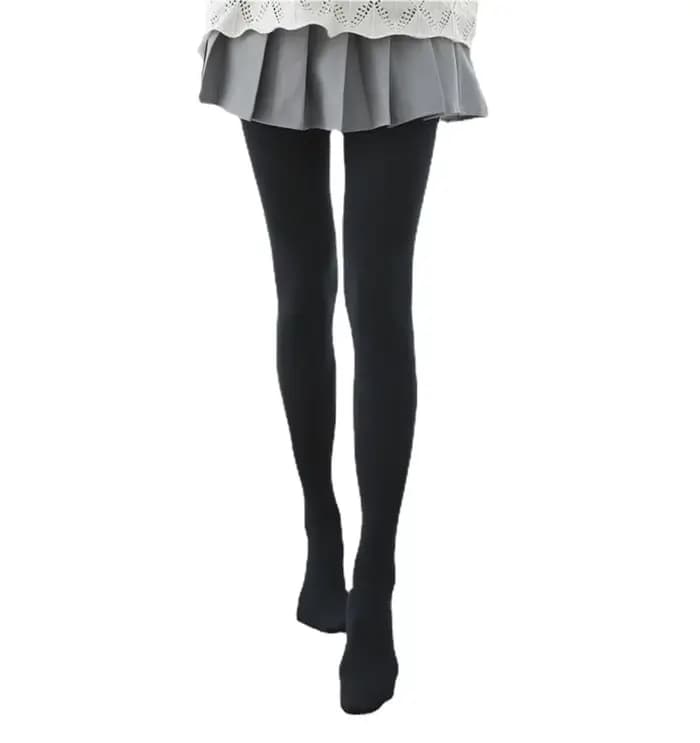 120D Lolita cuisse haute bas lait blanc