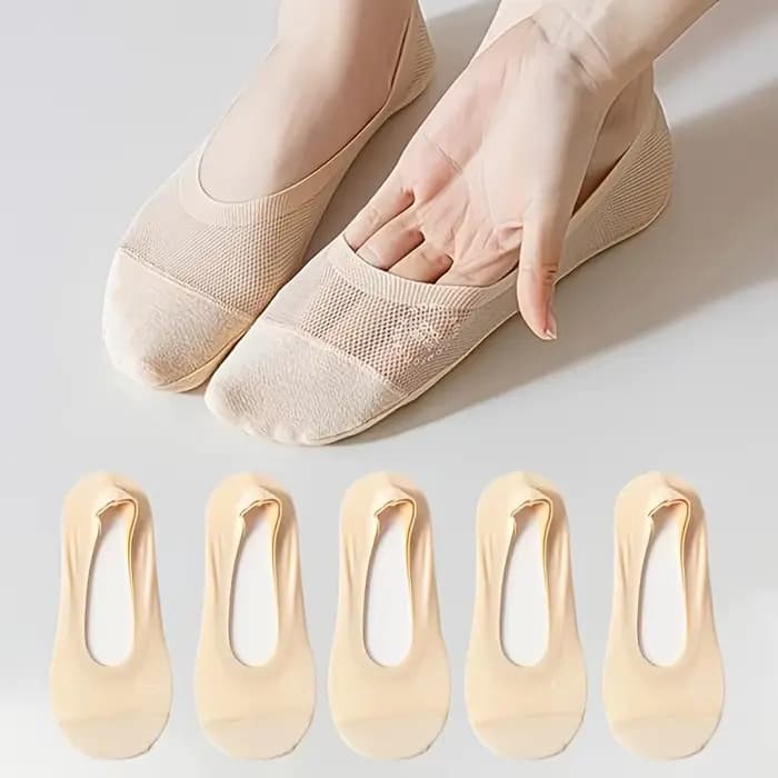 1/5 paires de chaussettes invisibles