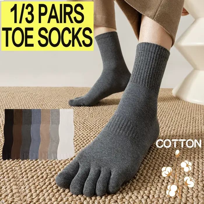 Chaussettes d'hiver à orteils pour hommes