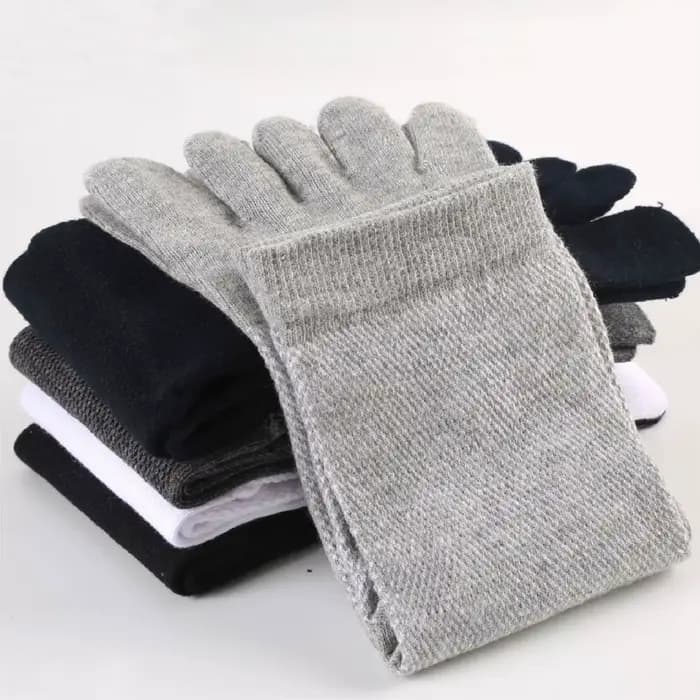 Chaussettes en coton à cinq doigts pour hommes