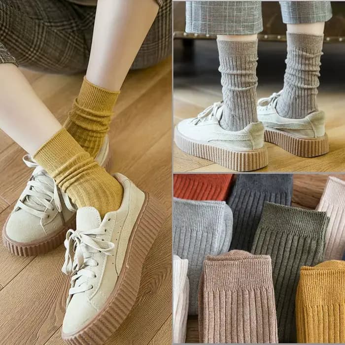1/5/10 paires de chaussettes rayées de couleurs mélangées