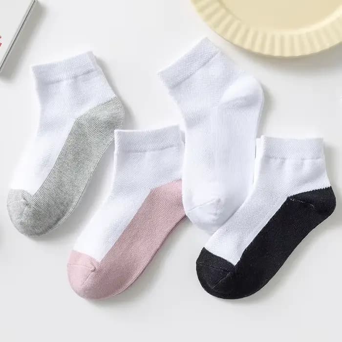 6 paires de chaussettes en coton pour enfants