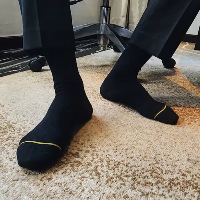 Homme coton chaussettes hommes affaires formel Tube chaussette loisirs mâle mode messieurs