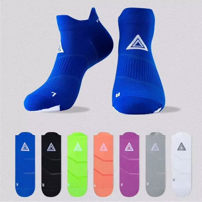 Chaussettes courtes antidérapantes professionnelles pour couples, pour femmes et hommes, séchage rapide, respirantes, pour marathon, cyclisme, sports, toutes saisons