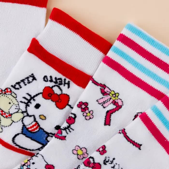 2 paires de chaussettes pour enfants Hello Kitty