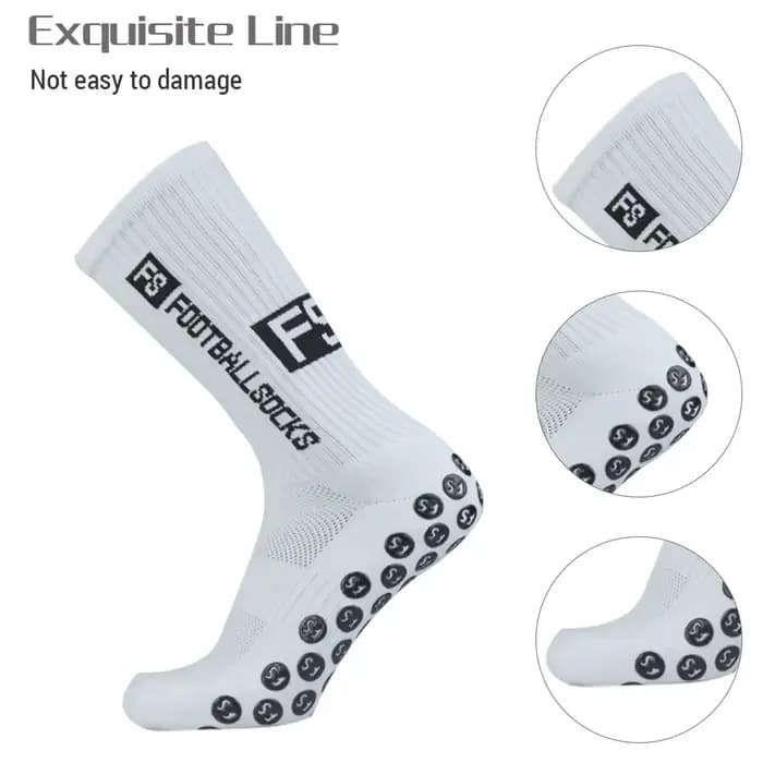 Chaussettes de compression coordonnantes avec coussin en caoutchouc pour hommes et femmes