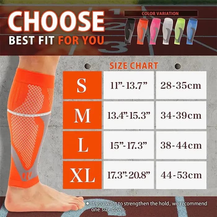 1 paire de manchons de Compression pour mollets, chaussettes de soutien des mollets pour le Football, la course à pied, le basket-ball, les voyages, le travail, le Sport