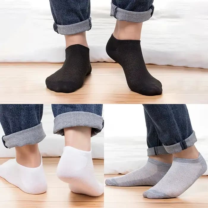 Chaussettes en maille respirante pour hommes