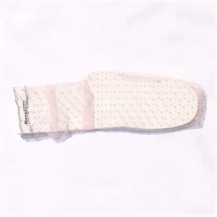 Chaussettes résille brillantes transparentes