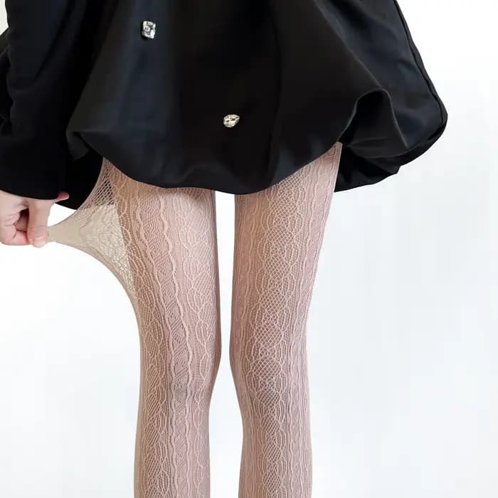 Collants femmes évider Sexy dentelle maille résille bas