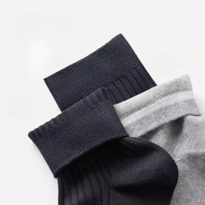 Chaussettes rayées en coton pour hommes
