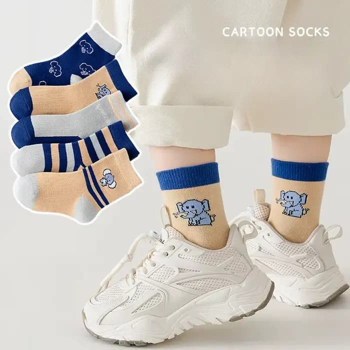 5 paires de chaussettes pour enfants garçons
