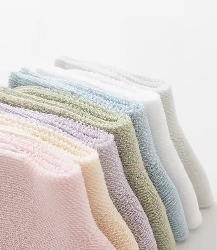 Chaussettes en coton respirant pour enfants de 0 à 8 ans
