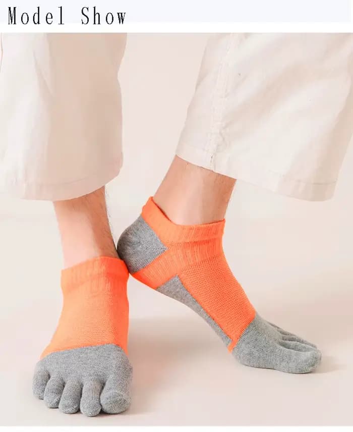 Chaussettes de sport à cinq doigts pour hommes