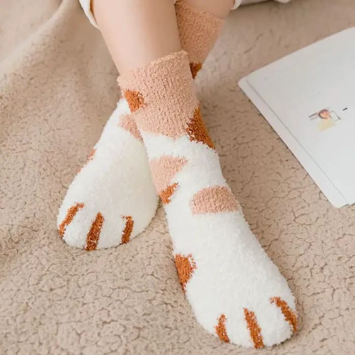 Chaussettes chaudes moelleuses pour femmes