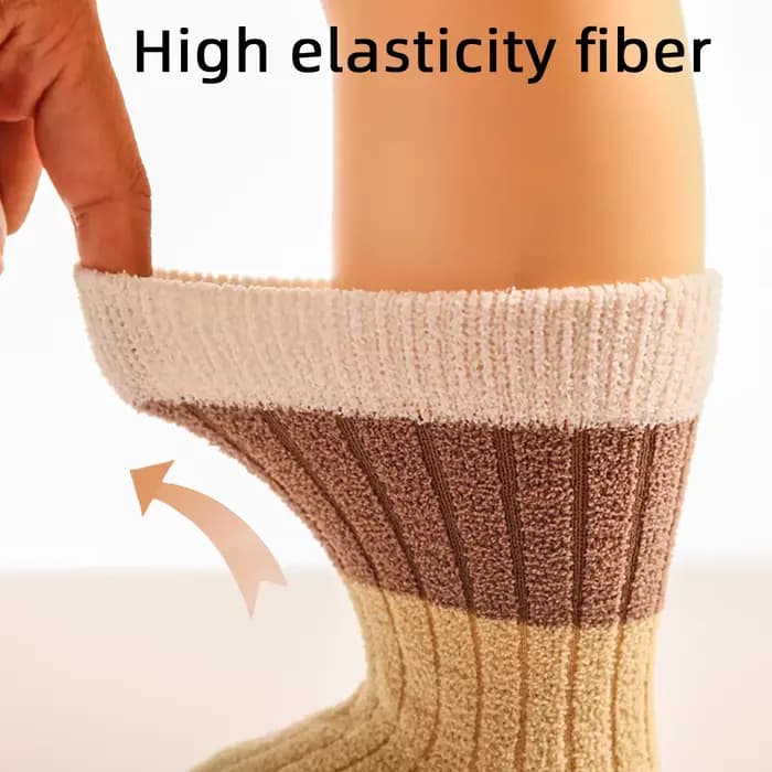 3 paires de chaussettes en peluche pour bébé