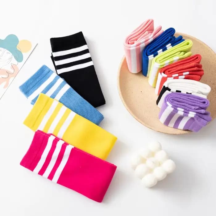 Chaussettes de football en coton pour enfants
