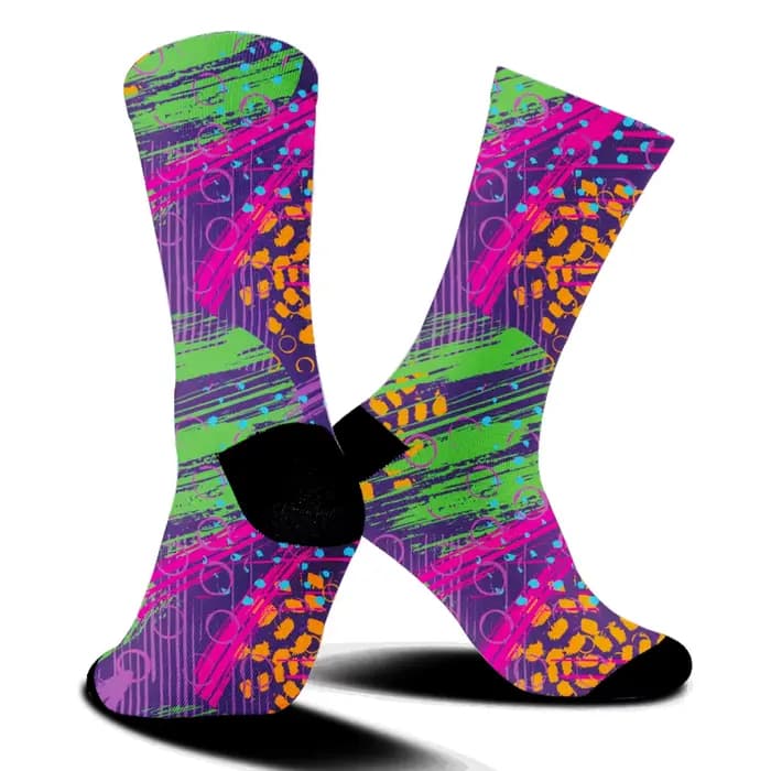 Chaussettes de cyclisme hautement élastiques et respirantes, nouvelle protection des chevilles antidérapante et absorbant la sueur, style sportif professionnel