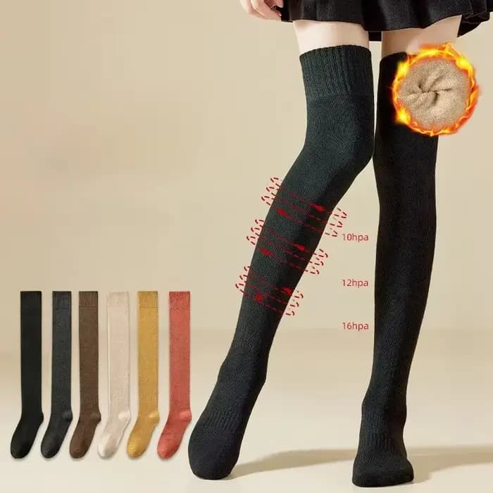 Chaussettes longues chaudes d'hiver