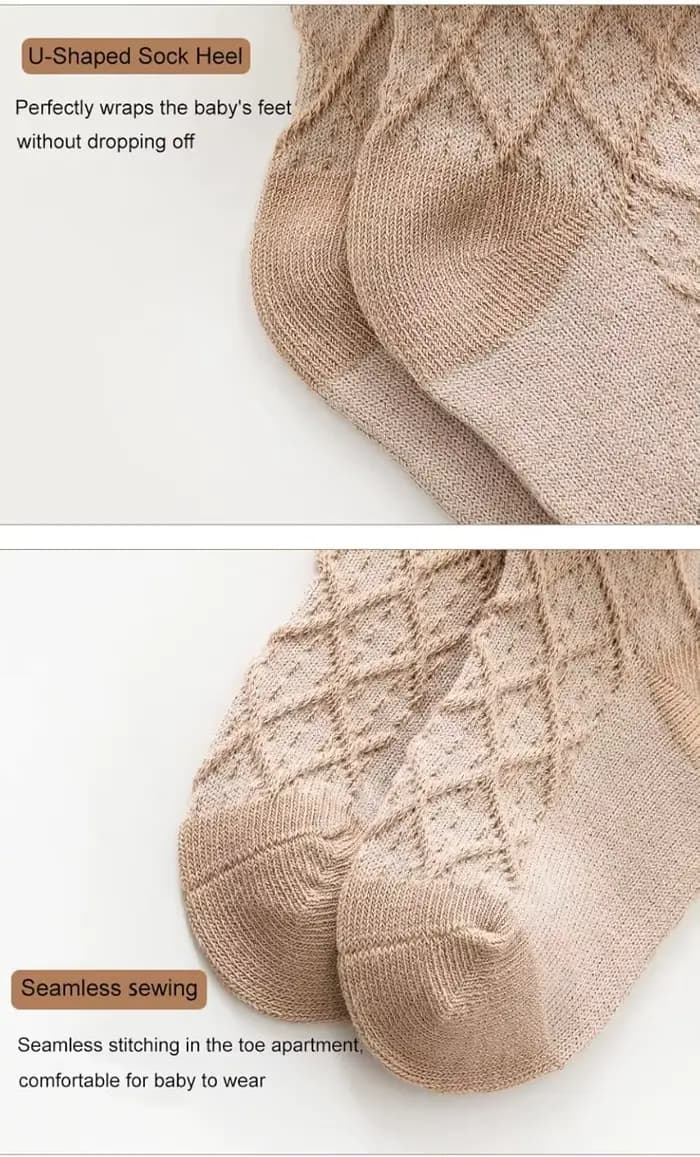 6/1 paires bébé 0 fille chaussettes princesse enfant en bas âge uniforme