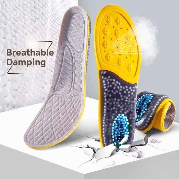 1 paire de semelles intérieures de Sport technologie nuage 4D pour chaussures