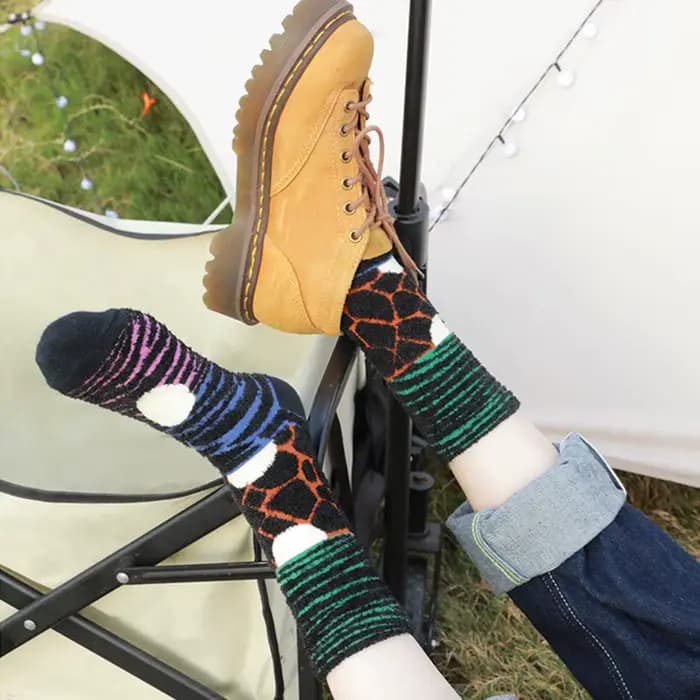 Chaussettes léopard pour femmes