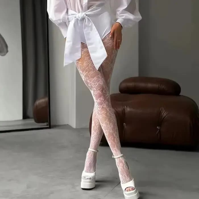 Nouvelles basques Lolita blanches pour femme