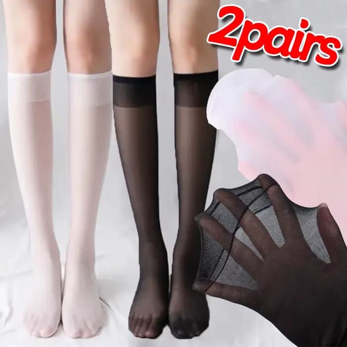 Chaussettes en soie Lolita