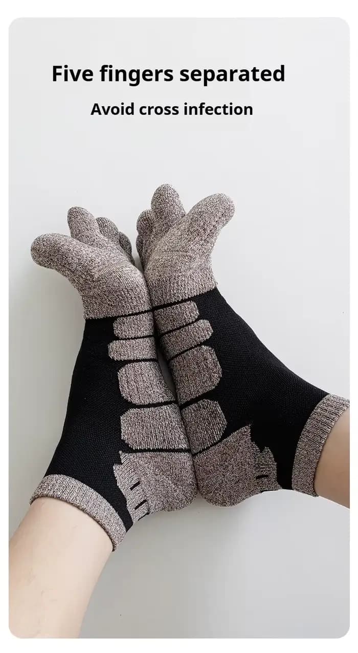 Chaussettes à cinq doigts pour hommes
