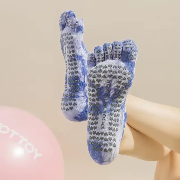 Chaussettes de yoga antidérapantes pour femmes