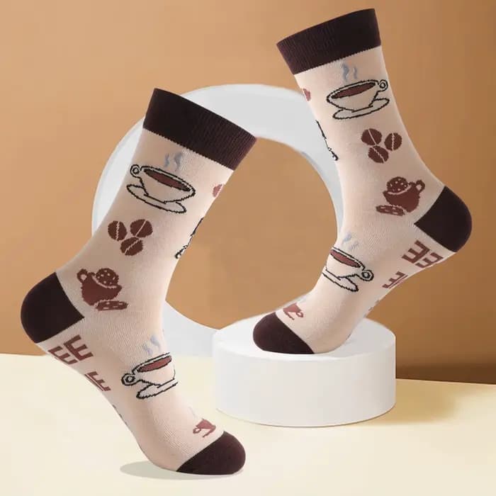 1 paire de chaussettes mi-mollet pour hommes