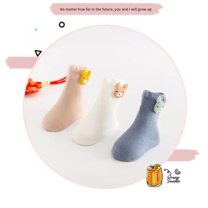 3 paires de chaussettes pour nouveau-né
