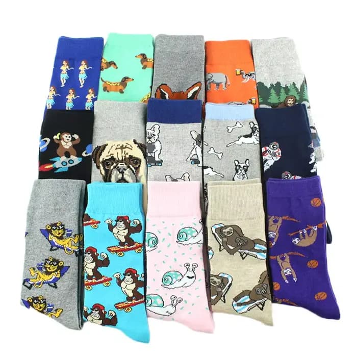 Chaussettes amusantes pour hommes