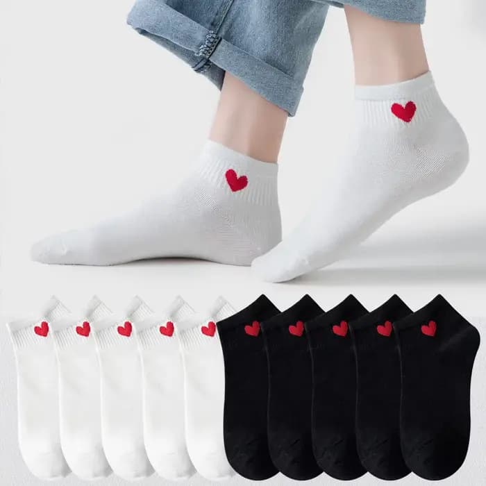 5 paires de chaussettes basses pour femmes