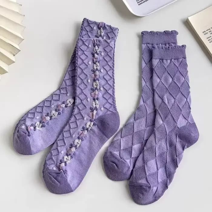 5/10 paires de chaussettes à col rond pour femmes